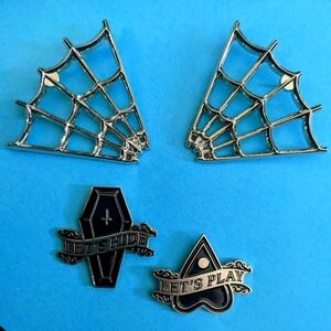 Goth Enamel Pin Set